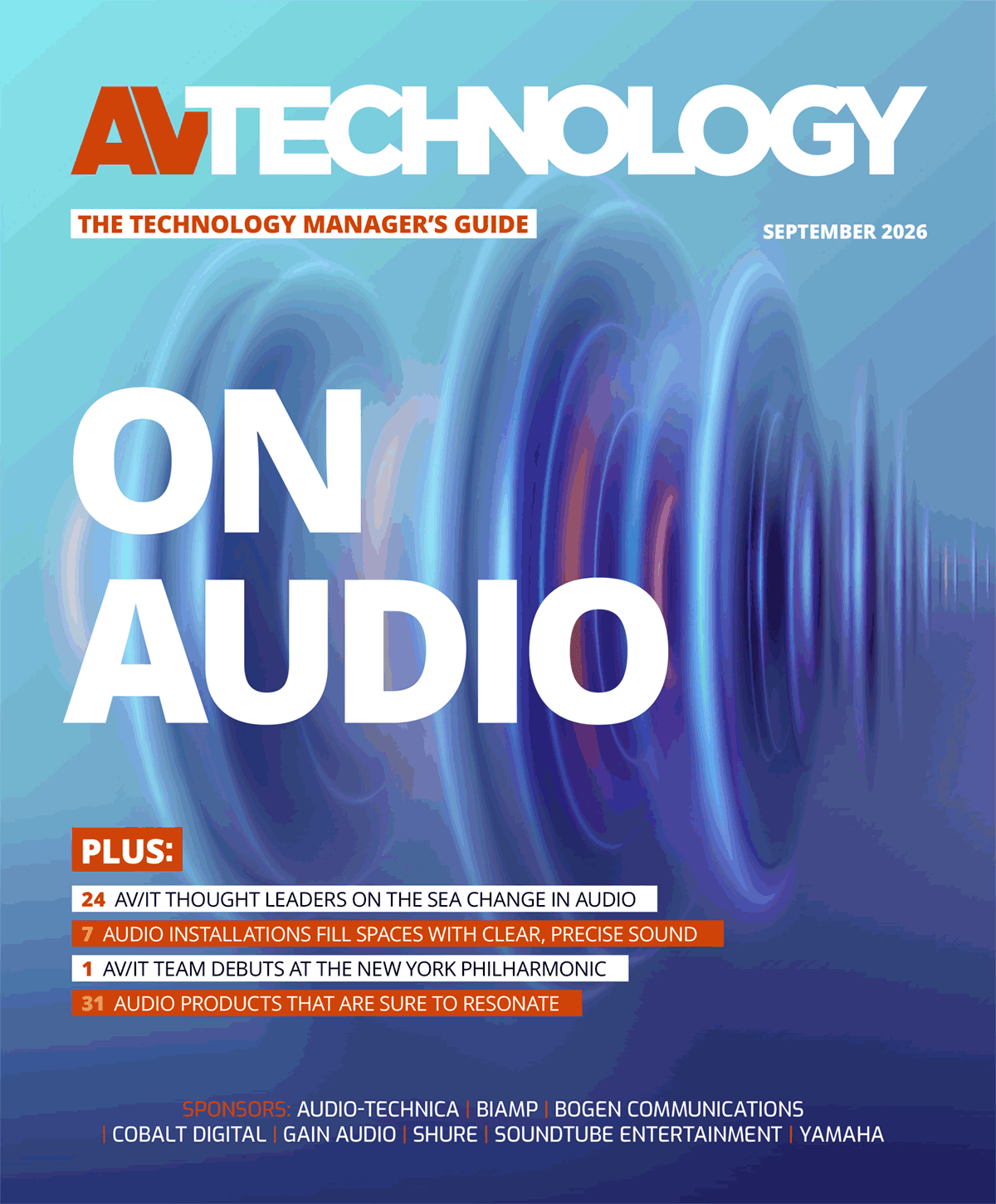 AVTechnology September 2026: On Audio